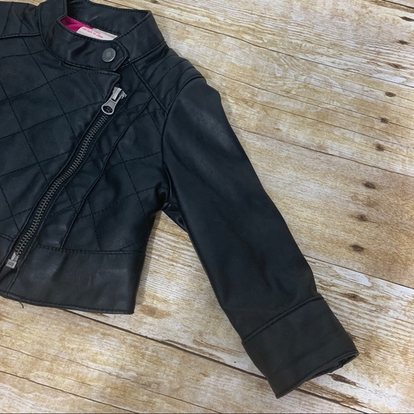 Girls black jacket by Genuine kids. Size 12 months - Picture 3 of 8